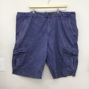 American Eagle Outfitters Men’s Cargo Shorts 30 Longboard Blue Pockets Sz 42
